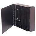 Quest Technology International Fiber Optic Wall Mount Cabinet W/ Lock - 4-Strip Mod (96 Fibers) NFO-4604